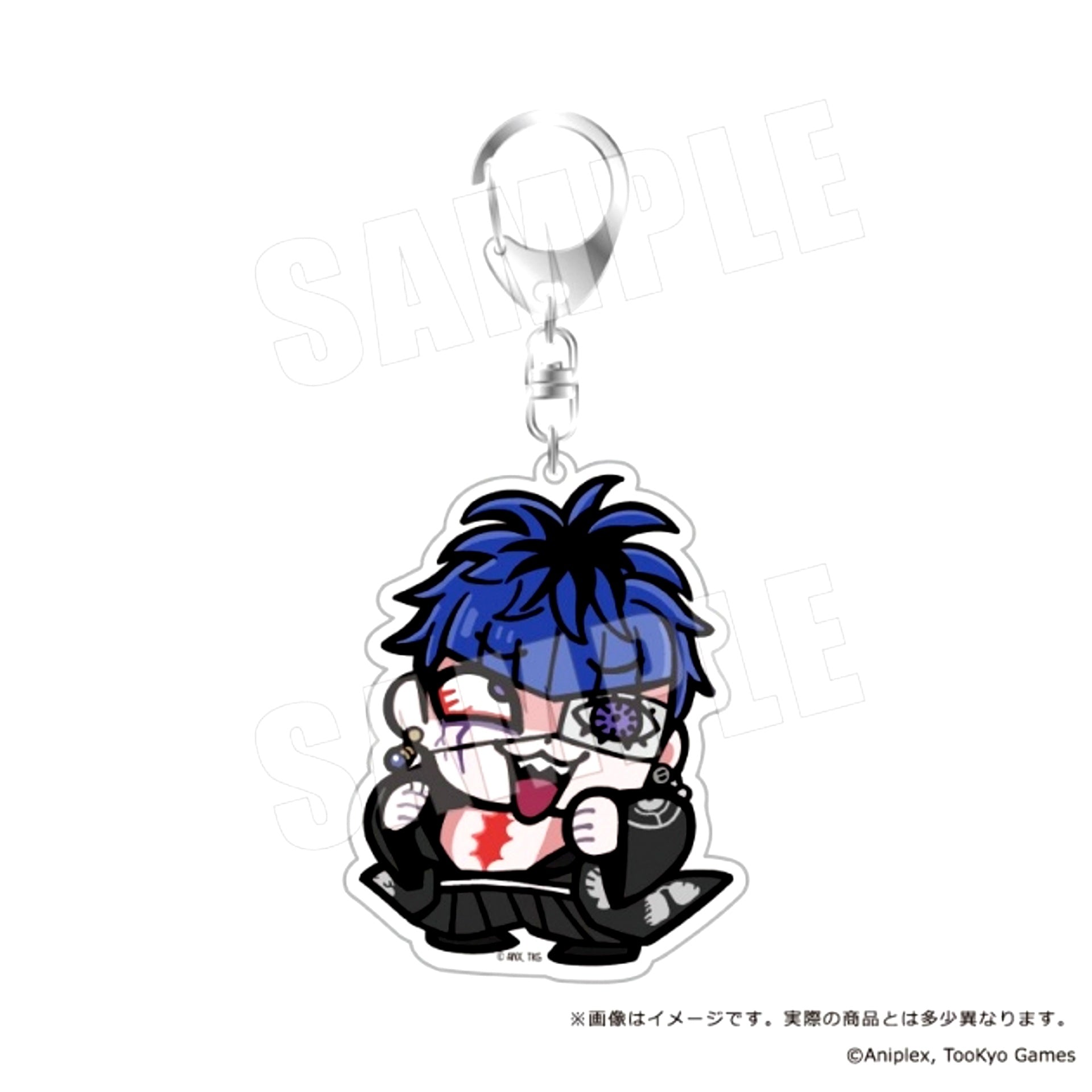 The Hundred Line -Last Defense Academy- x Bkub Large Acrylic Keychain 08. Yugamu Omokage [NEW]