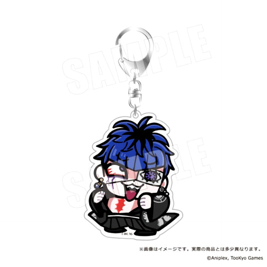 The Hundred Line -Last Defense Academy- x Bkub Large Acrylic Keychain 08. Yugamu Omokage [NEW]