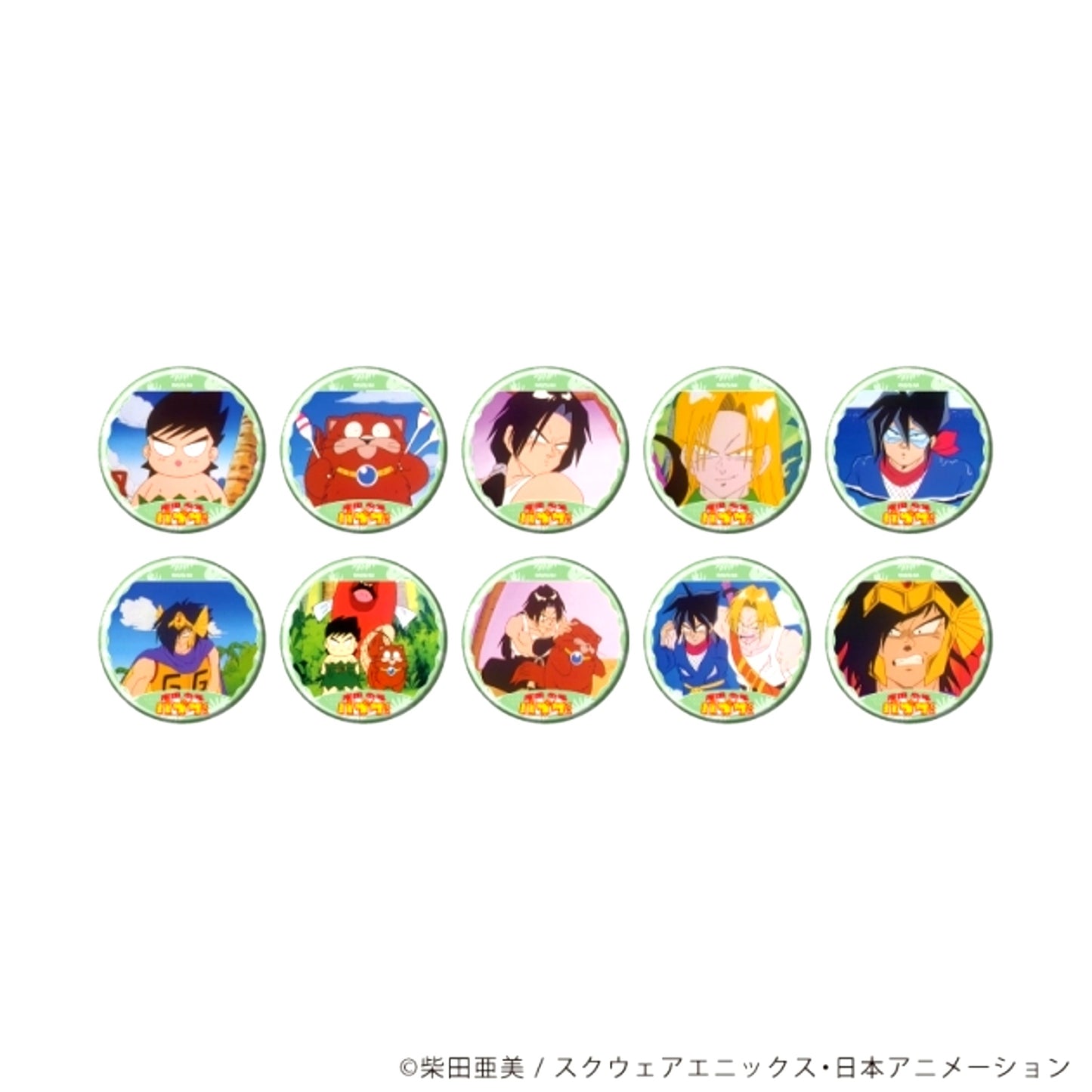 TV Anime Nangoku Shonen Papuwa kun Button 06/ Blind (All 10 Types)(Scene Illust) Goods - Badge [NEW]