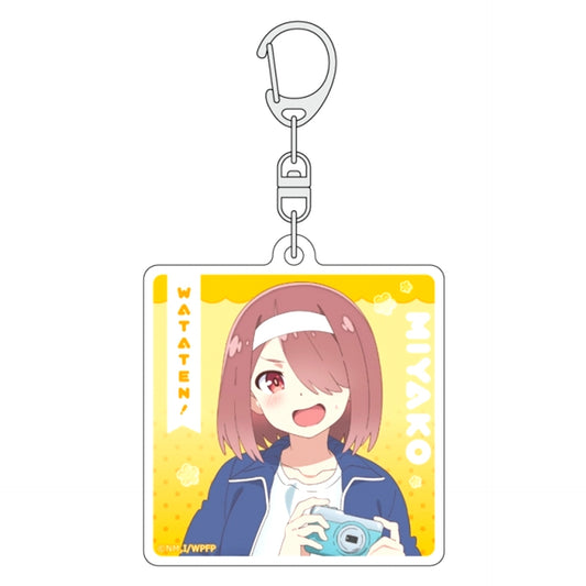 Wataten!: An Angel Flew Down to Me Precious Friends Newly Drawn Acrylic Keychain (Miyako Hoshino / Sports Day) [NEW]