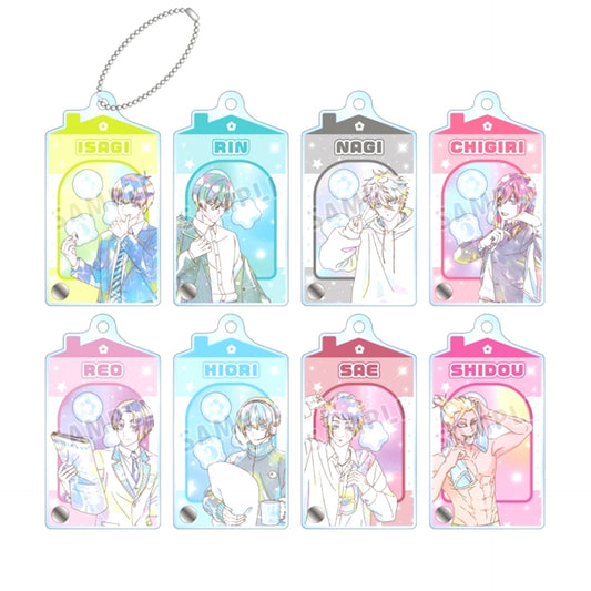 TV Anime Blue Lock Newly Drawn Morning Routine ver. Trading Ani-Art KAWAII label Frame Acrylic Charm with Parts [NEW]