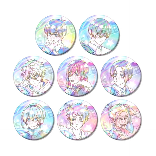 TV Anime Blue Lock Newly Drawn Morning Routine ver. Trading Ani-Art KAWAII label Aurora Can Badge [NEW]