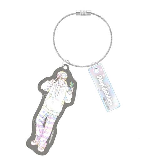 TV Anime Blue Lock Newly Drawn Seishiro Nagi Morning Routine ver. Ani-Art KAWAII label Double Wire BIG Acrylic Keychain [NEW]