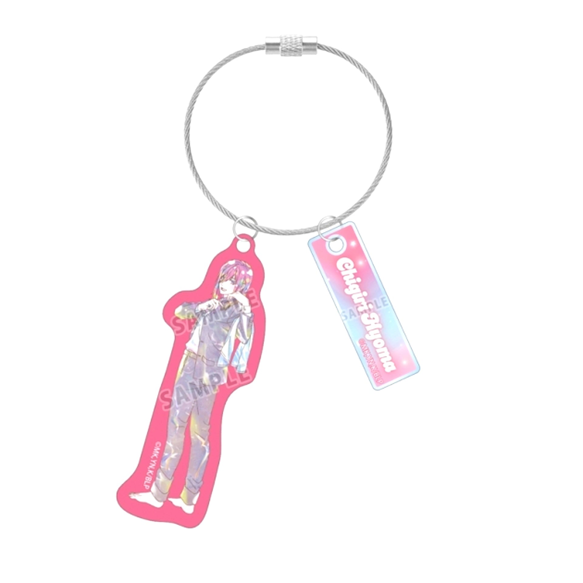 TV Anime Blue Lock Newly Drawn Hyoma Chigiri Morning Routine ver. Ani-Art KAWAII label Double Wire BIG Acrylic Keychain [NEW]