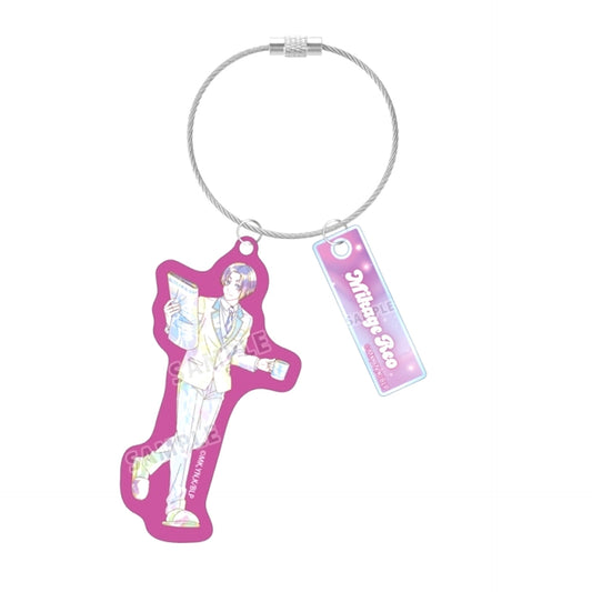 TV Anime Blue Lock Newly Drawn Reo Mikage Morning Routine ver. Ani-Art KAWAII label Double Wire BIG Acrylic Keychain [NEW]