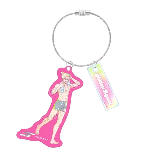 TV Anime Blue Lock Newly Drawn Ryusei Shido Morning Routine ver. Ani-Art KAWAII label Double Wire BIG Acrylic Keychain [NEW]