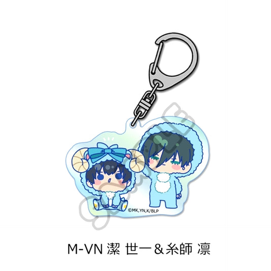 TV Anime Blue Lock Vol.11 Aurora Acrylic Keychain M-VN (Yoichi Isagi & Rin Itoshi) [NEW]