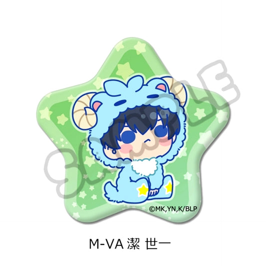 TV Anime Blue Lock Vol.11 Star-Shaped Can Badge M-VA (Yoichi Isagi) [NEW]