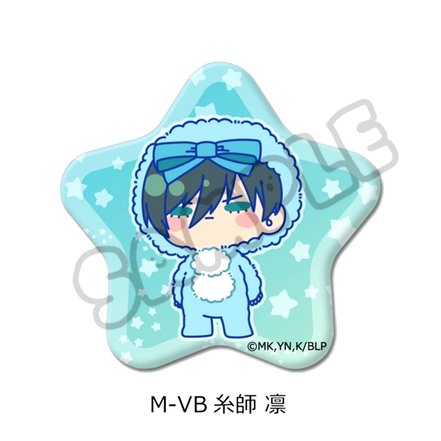 TV Anime Blue Lock Vol.11 Star-Shaped Can Badge M-VB (Rin Itoshi) [NEW]
