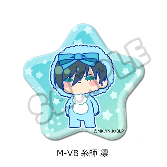 TV Anime Blue Lock Vol.11 Star-Shaped Can Badge M-VB (Rin Itoshi) [NEW]