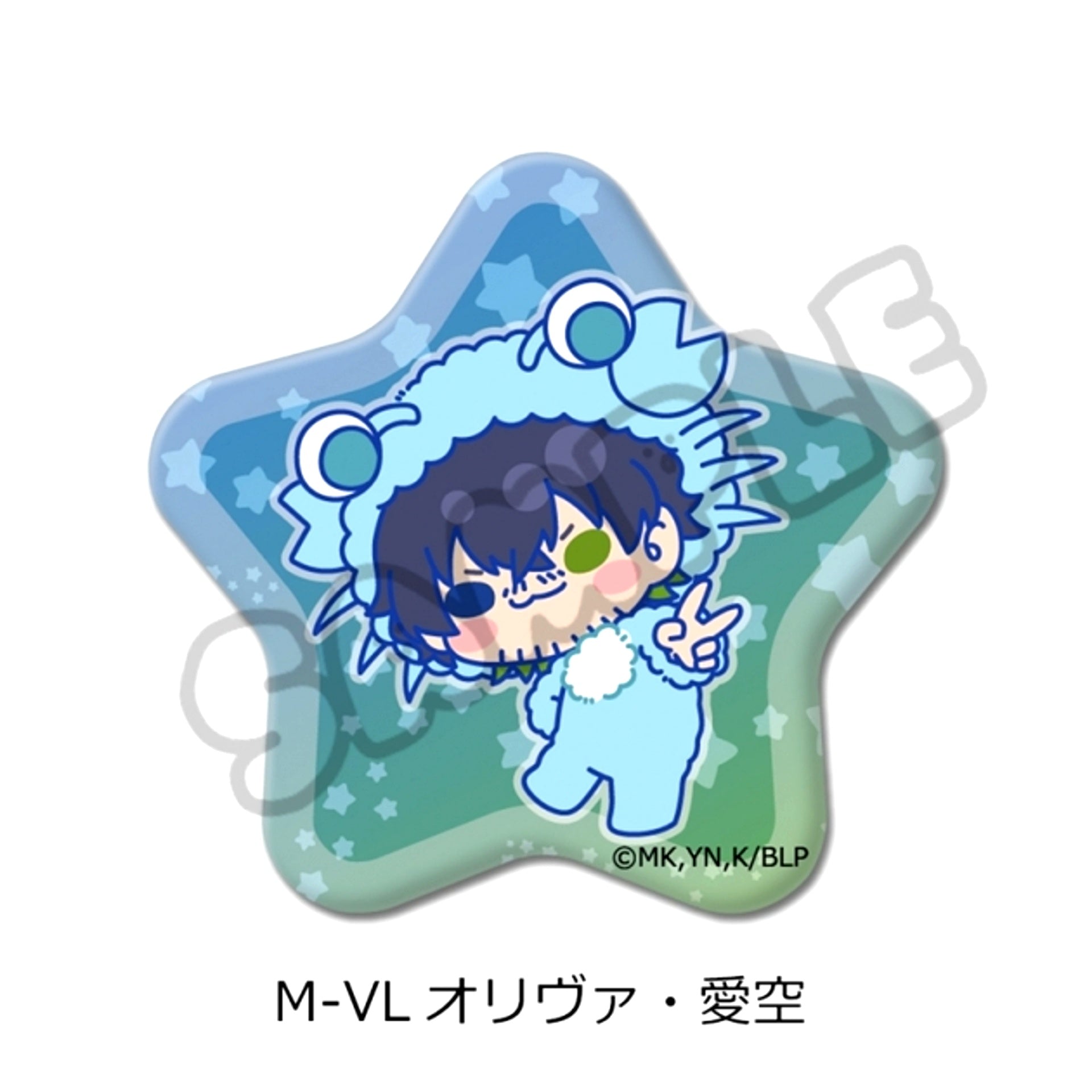 TV Anime Blue Lock Vol.11 Star-Shaped Can Badge M-VL (Oliver Aiku) [NEW]