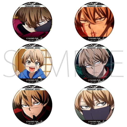 Tougen Anki Favorite Character Badge Collection / Jin Kougasaki BOX [NEW]