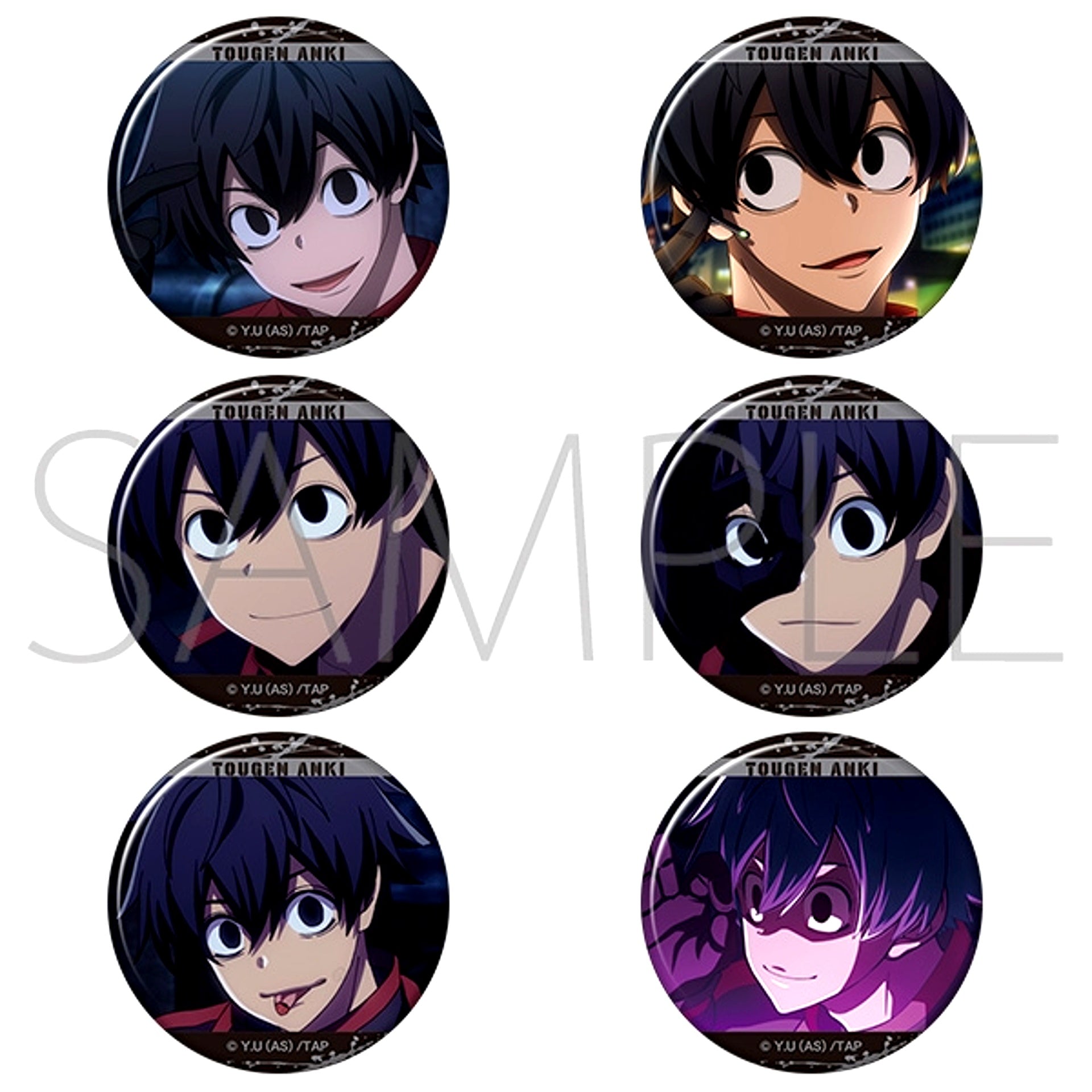 Tougen Anki Favorite Character Badge Collection / Masumi Yodogawa BOX [NEW]