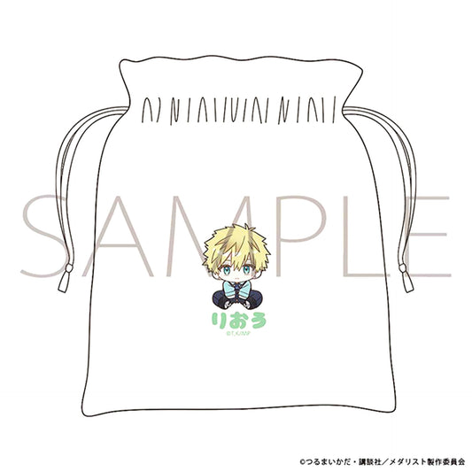 Medalist Satin Frill Drawstring Pouch / Riou Sonidori [NEW]