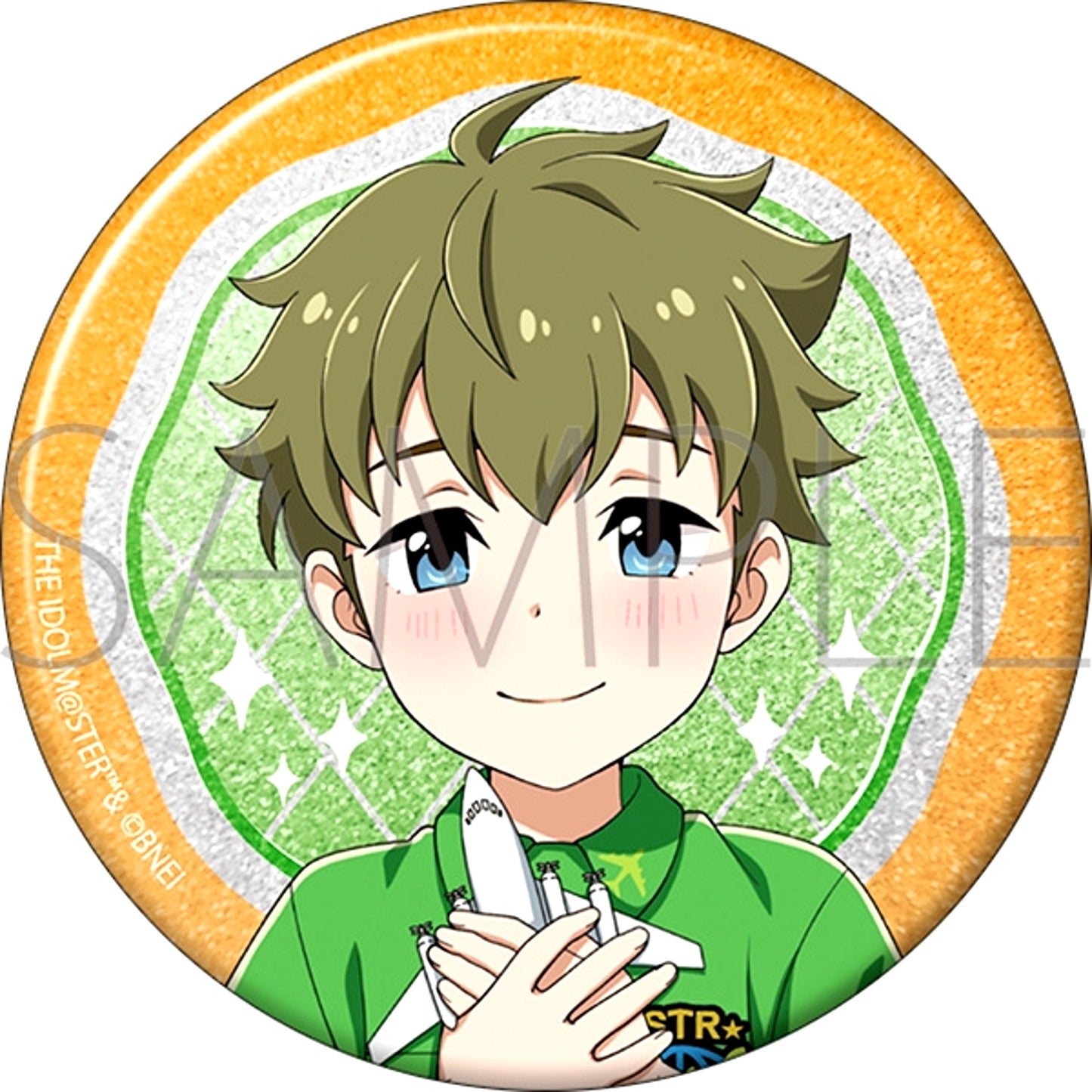 THE IDOLM@STER SideM Glitter Can Badge / Tsubasa Kashiwagi Remember Shot [NEW]