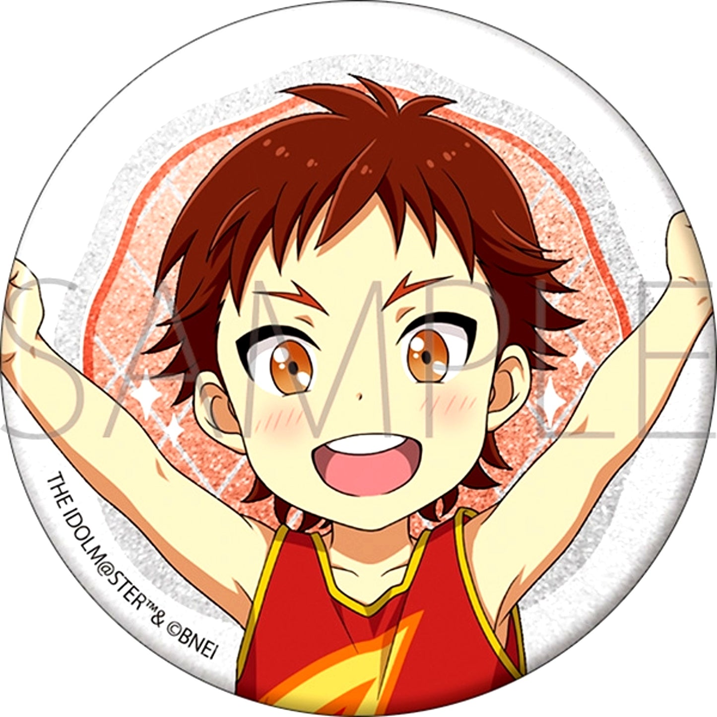 THE IDOLM@STER SideM Glitter Can Badge / Suzaku Akai Remember Shot [NEW]