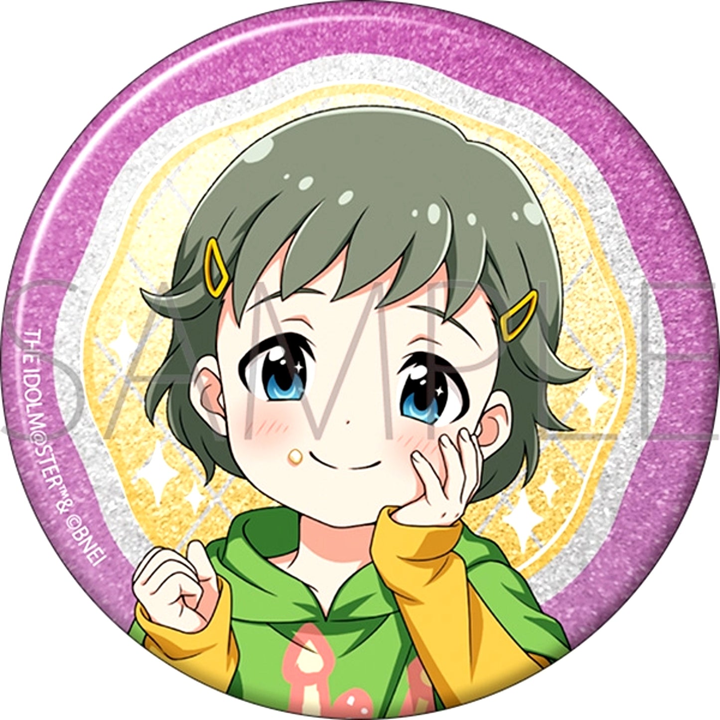 THE IDOLM@STER SideM Glitter Can Badge / Makio Uzuki Remember Shot [NEW]