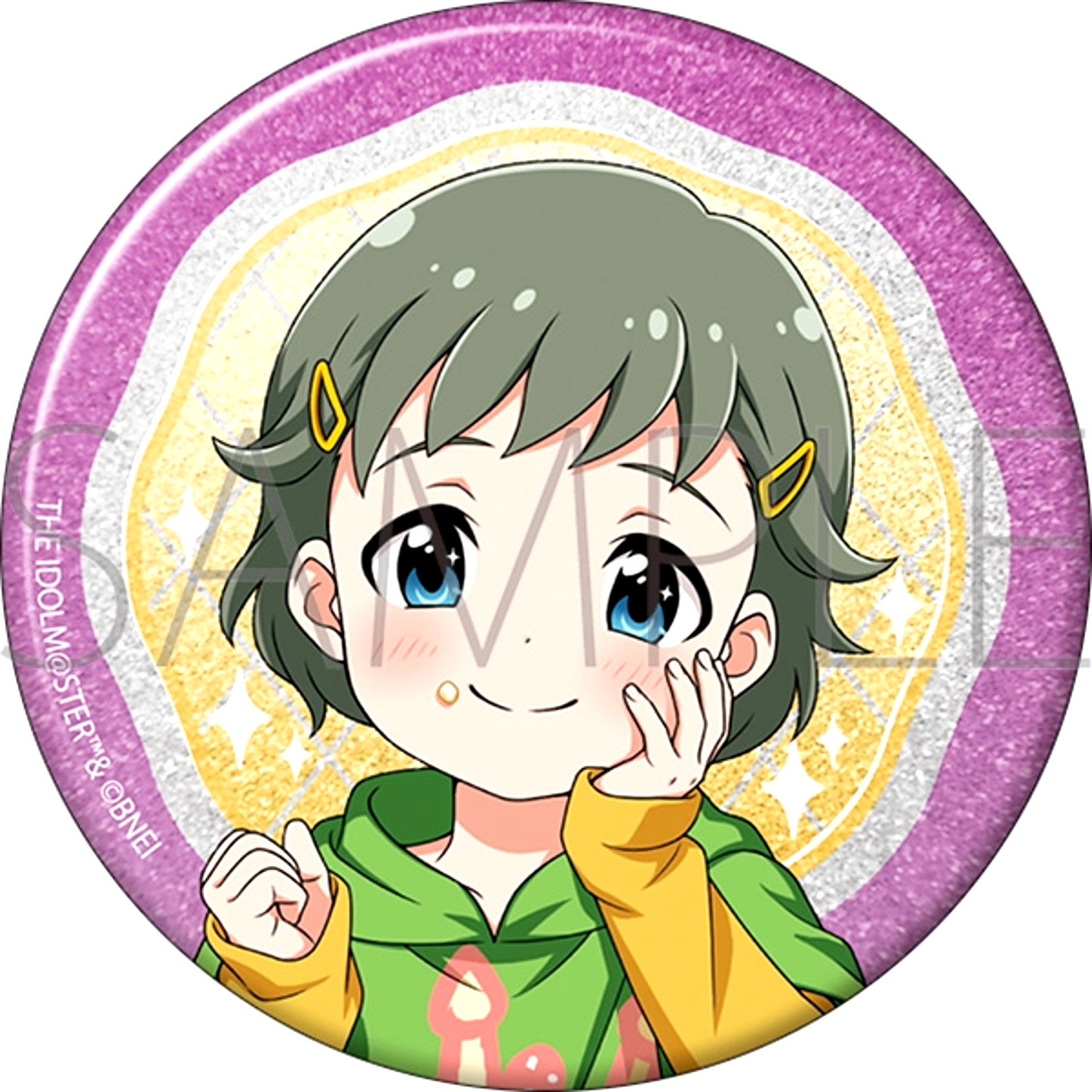 THE IDOLM@STER SideM Glitter Can Badge / Makio Uzuki Remember Shot [NEW]