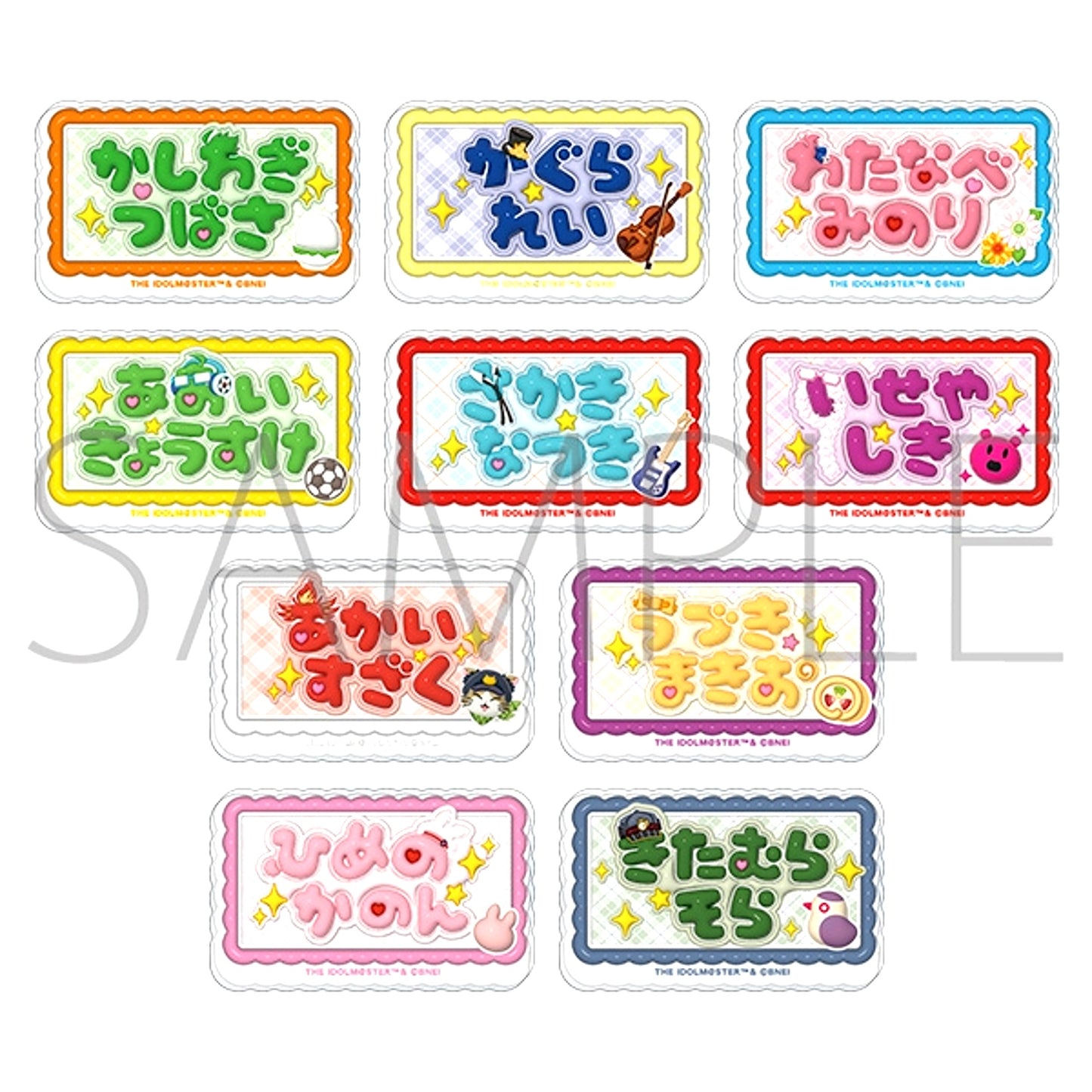 THE IDOLM@STER SideM Name Badge Collection / Remember Shot Vol.4 [NEW]