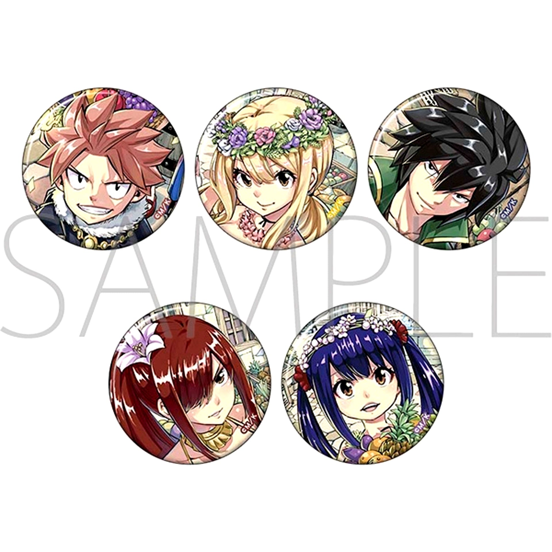 FAIRY TAIL Chara Badge Collection Goods - Bache [NEW]
