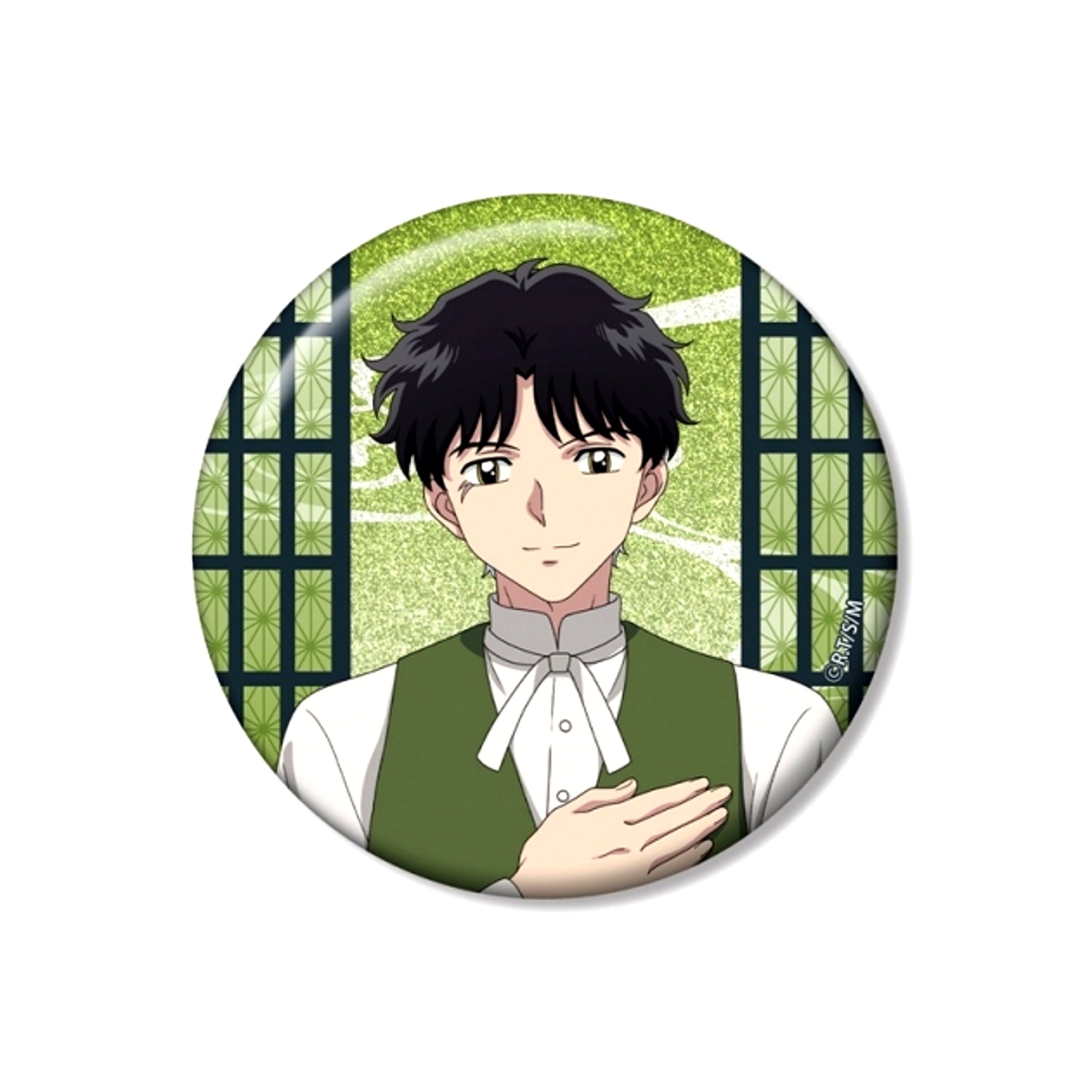 TV Anime MAO Kamon 75mm Glitter Can Badge [NEW]