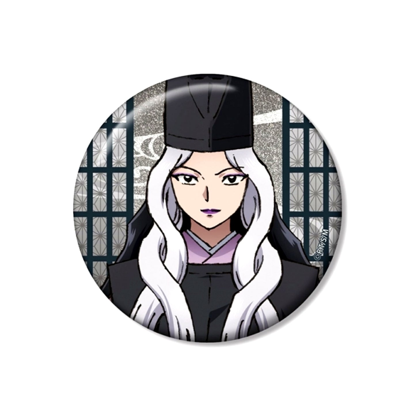 TV Anime MAO Shiranui 75mm Glitter Button Goods - Bache [NEW]