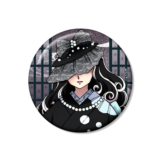 TV Anime MAO Yurako 75mm Glitter Can Badge [NEW]