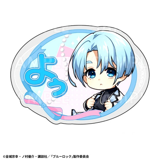 TV Anime Blue Lock Balletcore Style Chibi Character ver. Name Badge (Yo Hiori) [NEW]