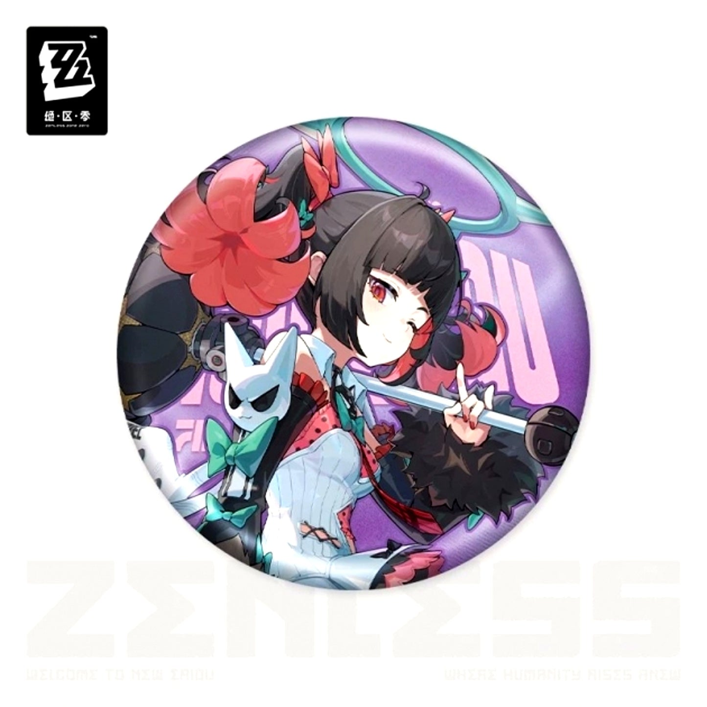 Zenless Zone Zero Standing Illustration Series Delusion Angel Character Can Badge Nangong Yu [NEW]