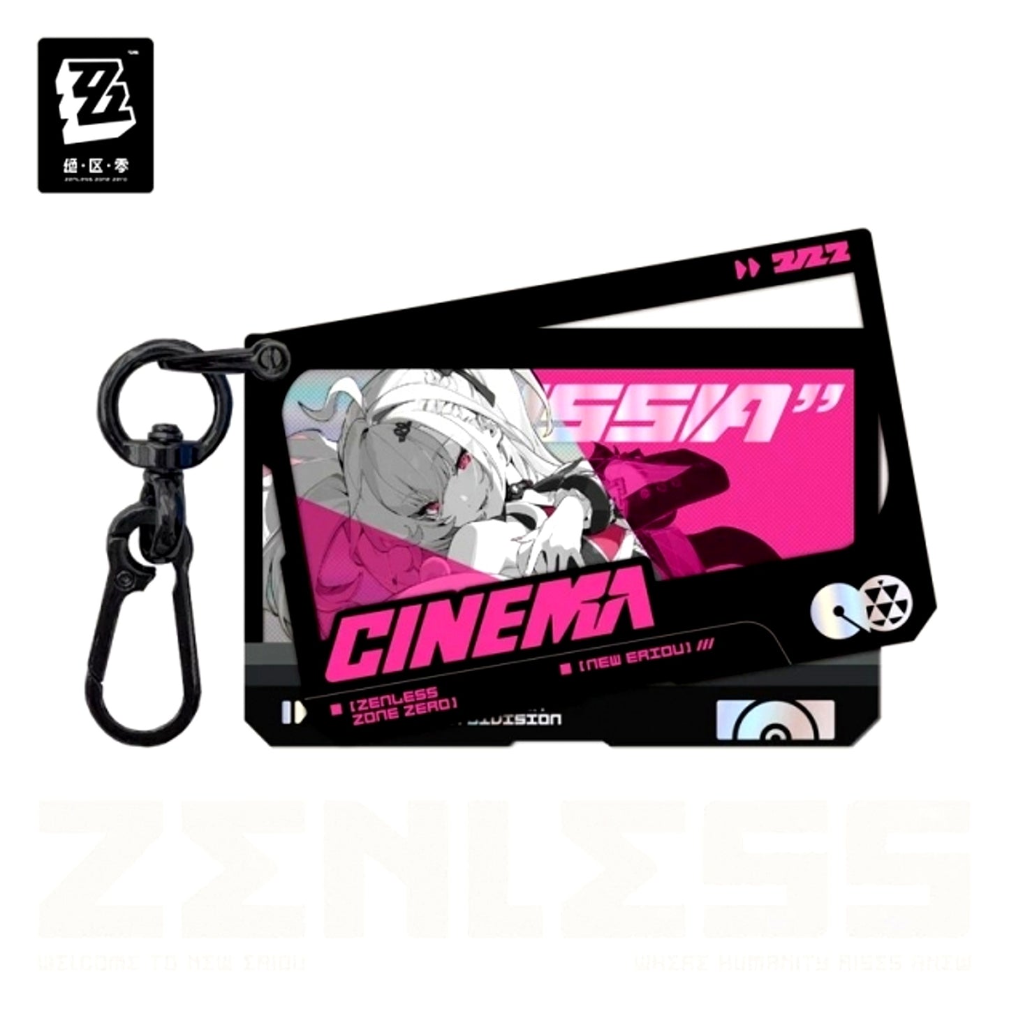 Zenless Zone Zero Mindscape Cinema Series Slide Acrylic Keychain Metropolitan Order Division Cissia [NEW]