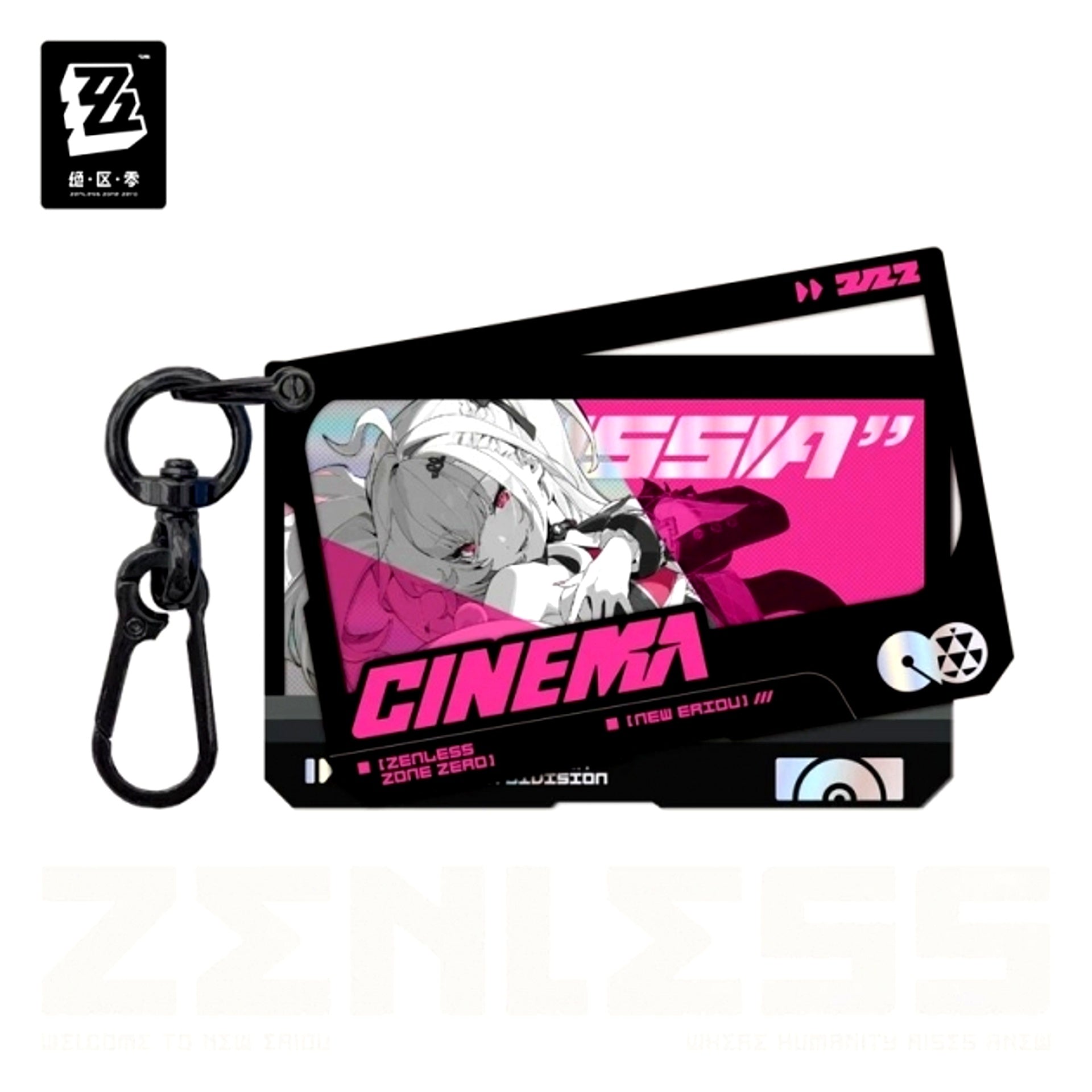 Zenless Zone Zero Mindscape Cinema Series Slide Acrylic Keychain Metropolitan Order Division Cissia [NEW]