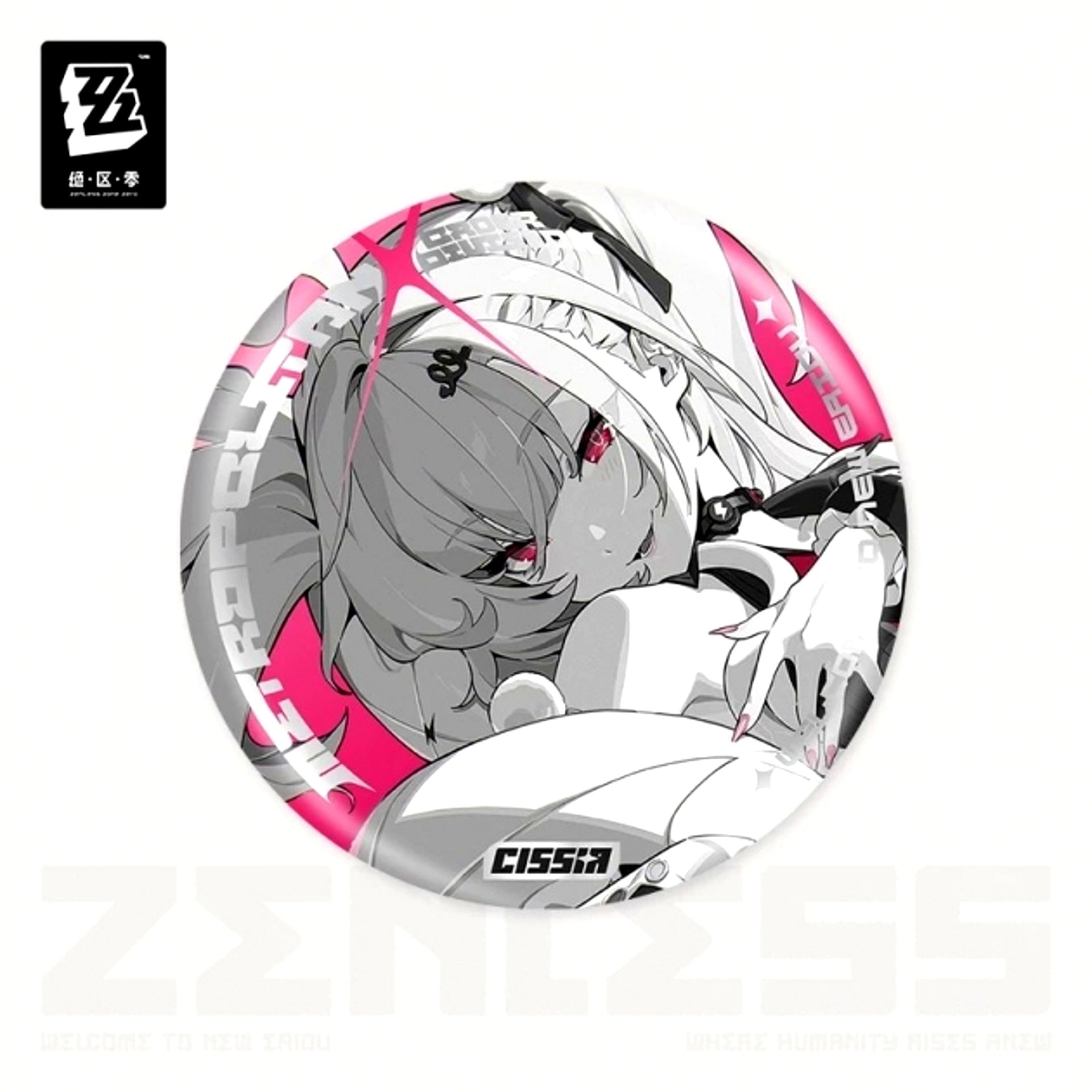 Zenless Zone Zero Mindscape Cinema Series Reflect Can Badge Metropolitan Order Division Cissia [NEW]