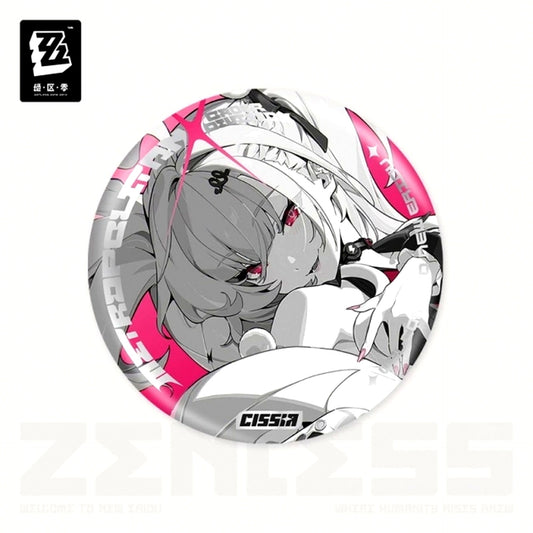 Zenless Zone Zero Mindscape Cinema Series Reflect Can Badge Metropolitan Order Division Cissia [NEW]