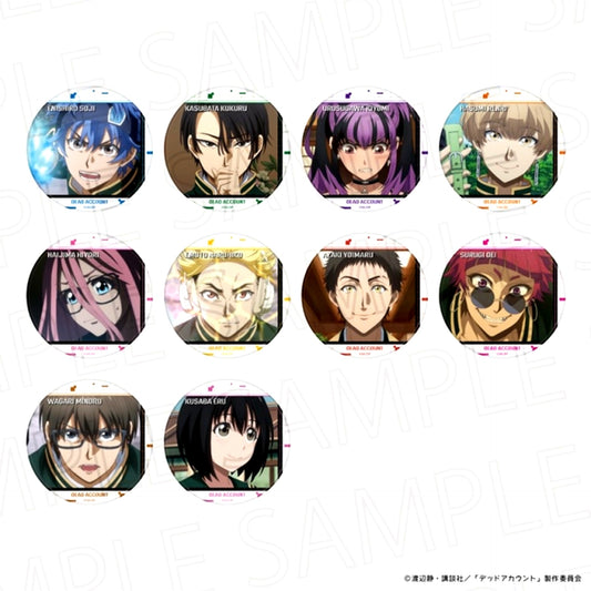 TV Anime Dead Account Trading Scene Photo Matte Can Badge Vol.2 [NEW]