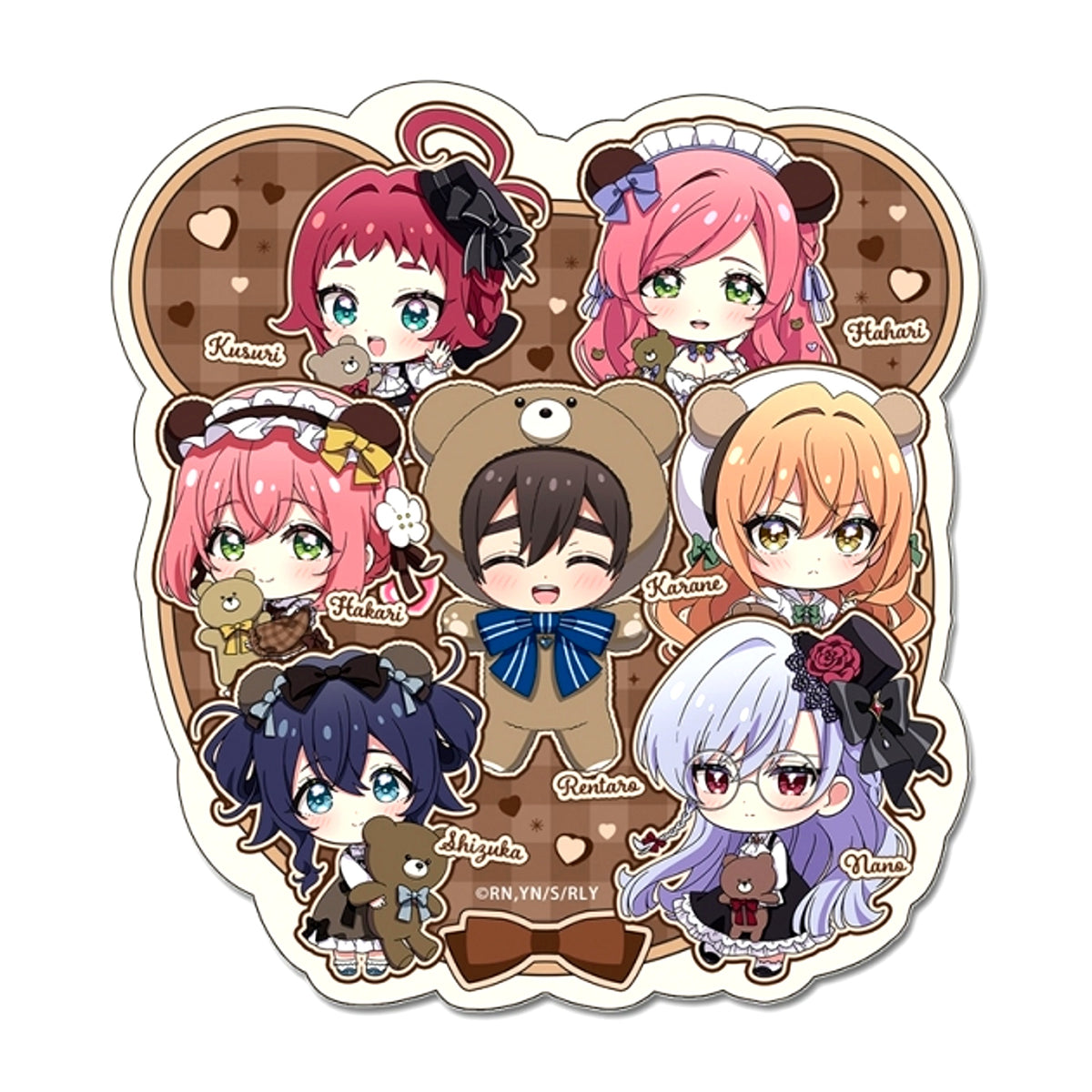The 100 Girlfriends Who Really, Really, Really, Really, Really Love You Petit Choco Magnet Bear Lolita [NEW]