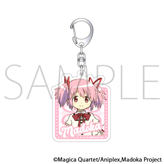 Puella Magi Madoka Magica Glitter Acrylic Keychain / Madoka Kaname [NEW]