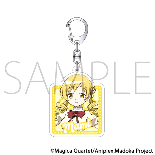 Puella Magi Madoka Magica Glitter Acrylic Keychain / Mami Tomoe [NEW]