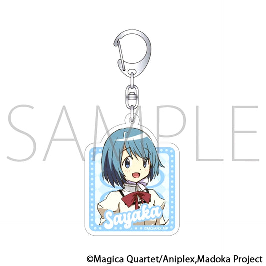 Puella Magi Madoka Magica Glitter Acrylic Keychain / Sayaka Miki [NEW]