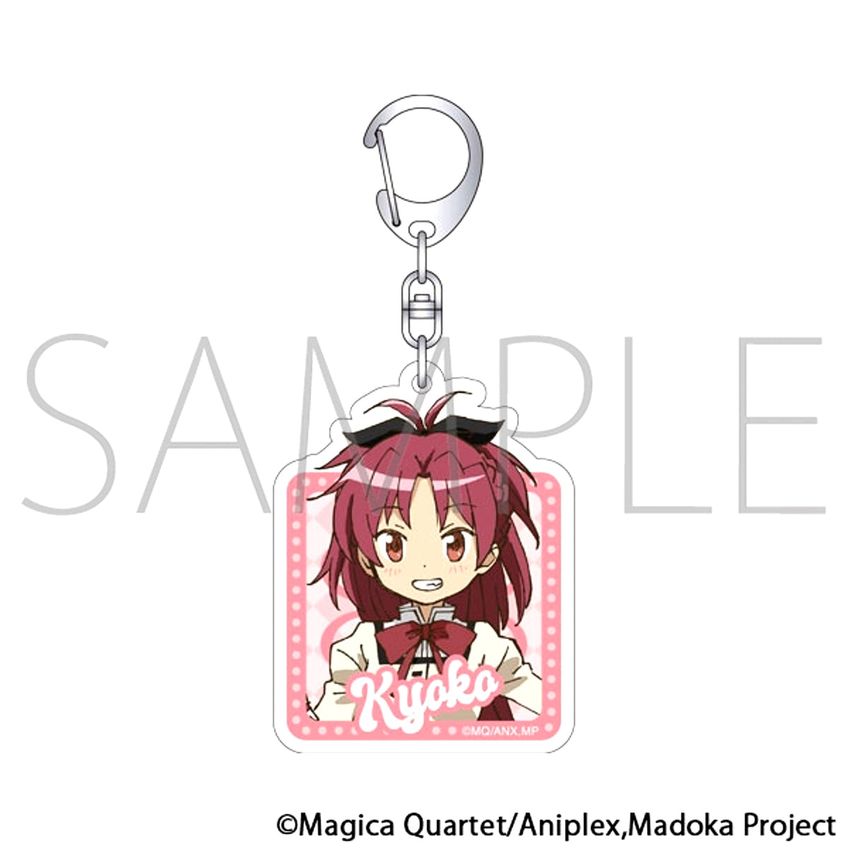 Puella Magi Madoka Magica Glitter Acrylic Keychain / Kyoko Sakura [NEW]