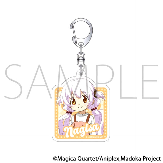 Puella Magi Madoka Magica Glitter Acrylic Keychain / Nagisa Momoe [NEW]
