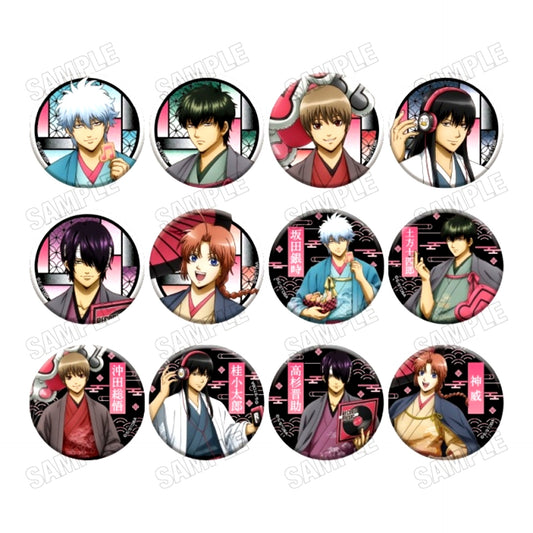 Anime Gintama Button Collection Goods - Bache MUSICver. [NEW]