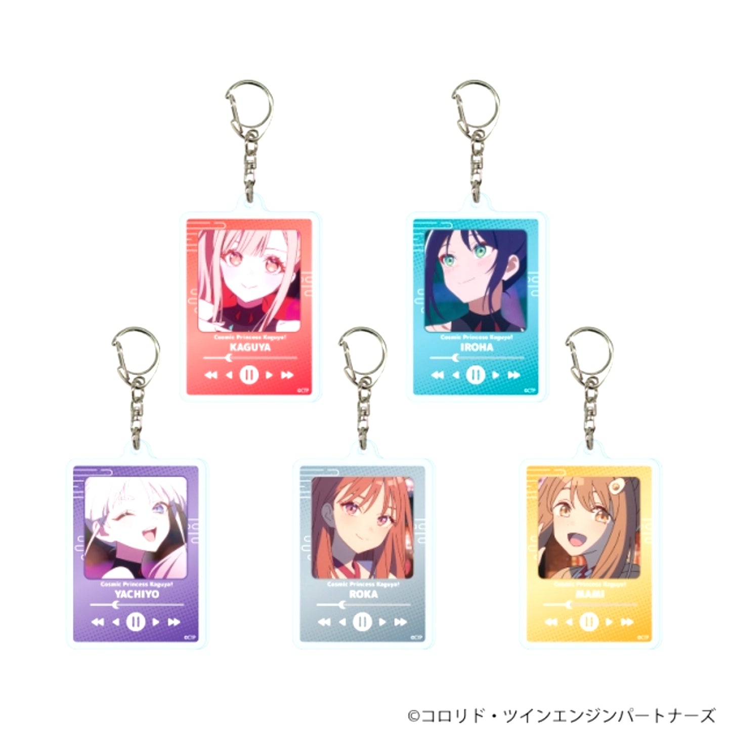 Cosmic Princess Kaguya! Acrylic Keychain 02 / Blind (All 5 Types) (Scene Cut Illustration) [NEW]