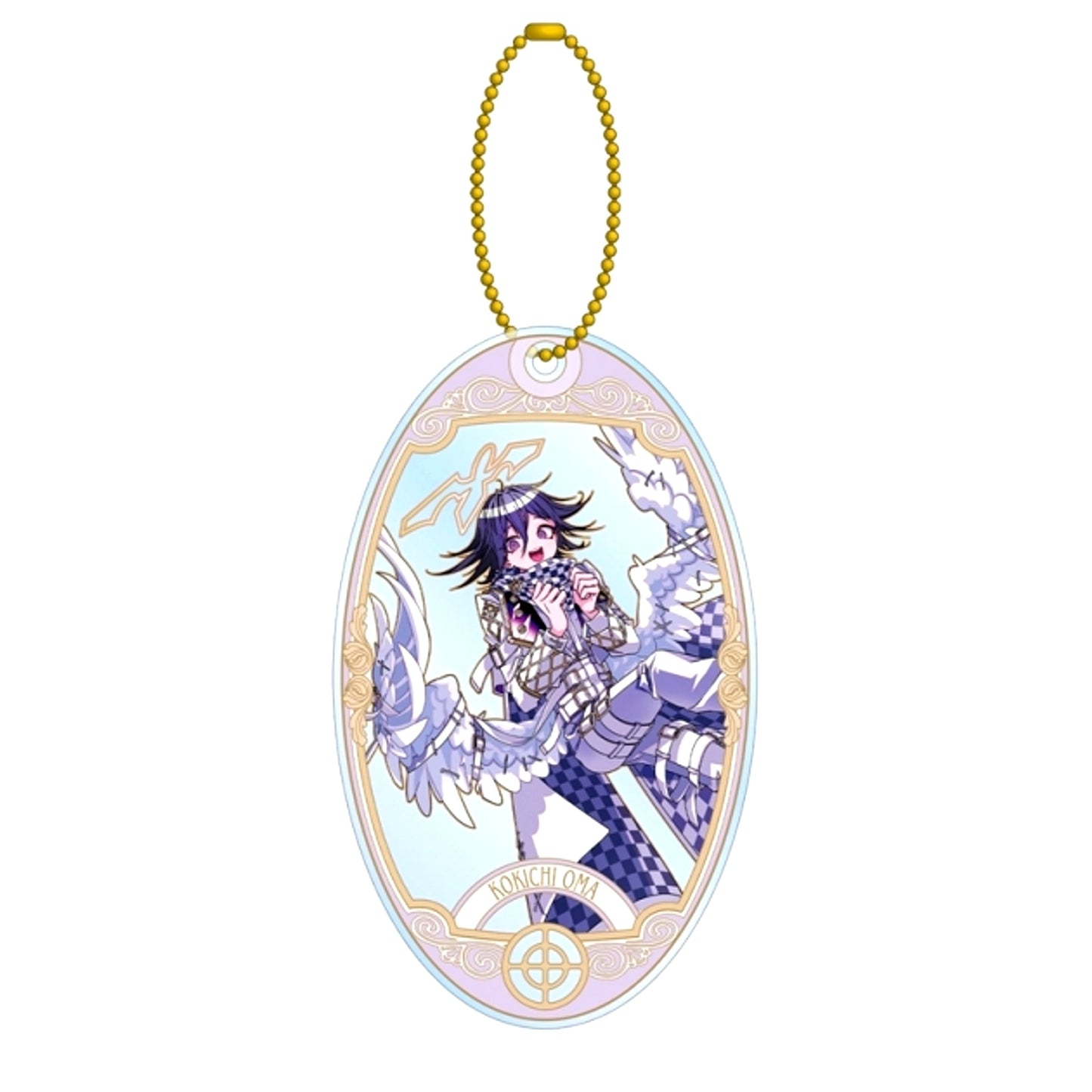 Danganronpa Series Metsubushi Anko Illustration Kokichi Oma Angel & Devil ver. Vol.2 BIG Acrylic Keychain [NEW]