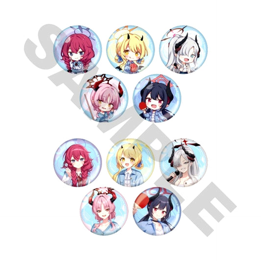 Blue Archive Trading Glitter Button Goods - Badge [NEW]