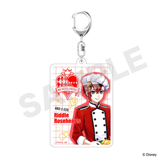 Disney Twisted-Wonderland Master Chef Riddle Acrylic Keychain Animate Limited [NEW]