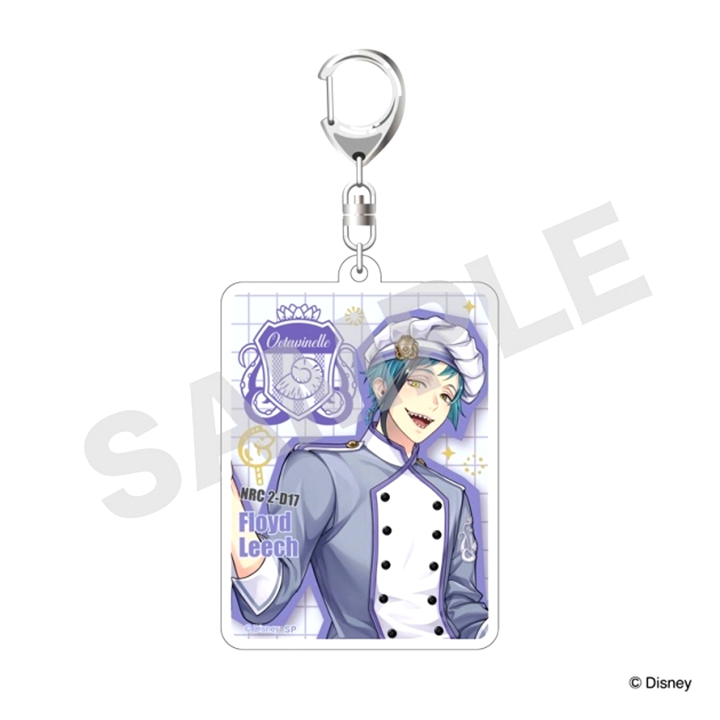 Disney Twisted-Wonderland/Master Chef/Floyd/Acrylic Keychain Animate Limited [NEW]