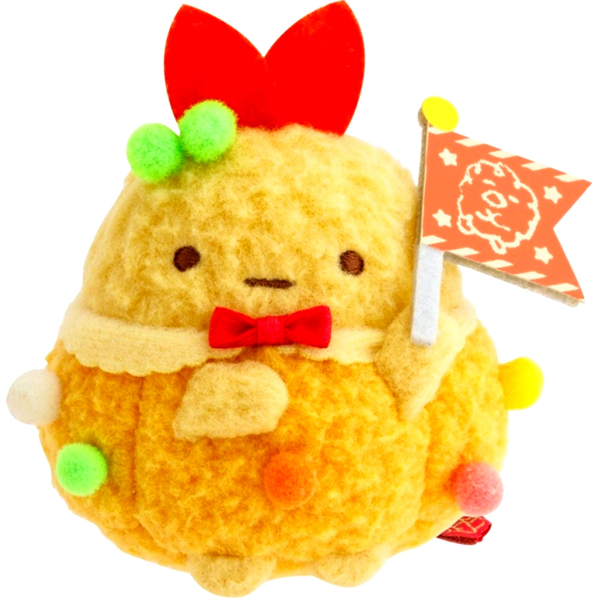 Sumikko Gurashi Exhibition -Bon Appetit! Sumikko Restaurant- Tenori Plush Ebifurai no Shippo (Fried Shrimp Tail) [NEW]