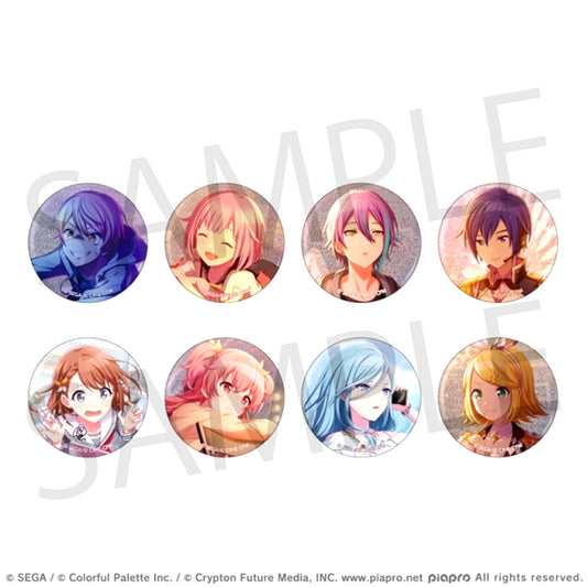 Hatsune Miku: Colorful Stage! Glitter Button Event Illustration Collection vol.1 B Goods - Bache Resale [NEW]