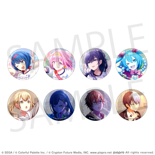 Hatsune Miku: Colorful Stage! Glitter Button Event Illustration Collection vol.1 C Goods - Bache Resale [NEW]