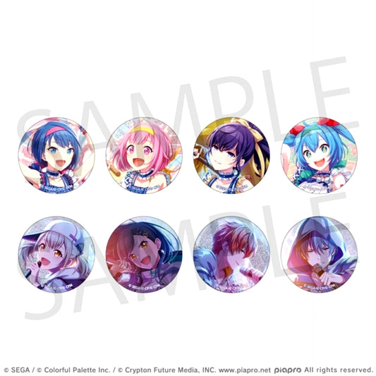 Hatsune Miku: Colorful Stage! Glitter Button Event Illustration Collection vol.2 C Goods - Bache Resale [NEW]